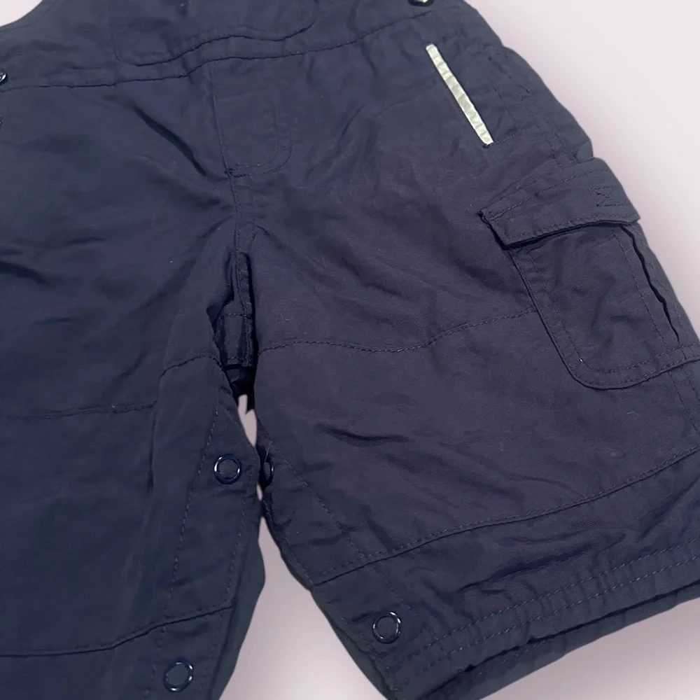 Baby OshKosh B'Gosh Navy Blue Lined Lightweight Snow Pants Size 6/9 Months